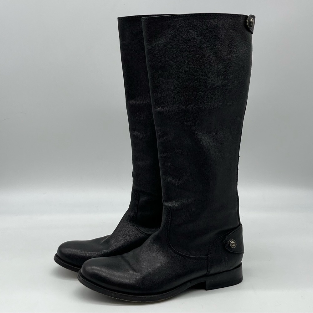 Frye Melissa Riding Equestrian Zipped Boots Size 6